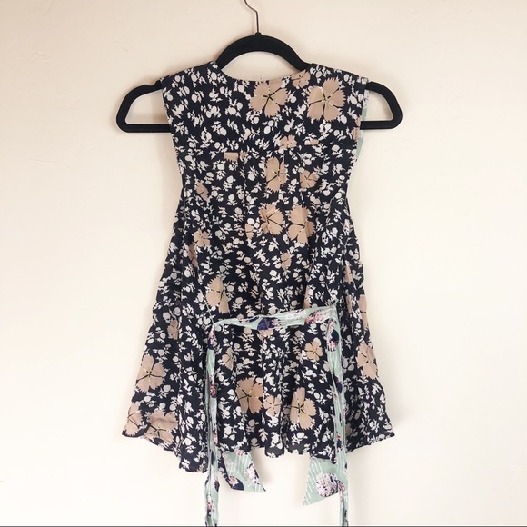 Anthropologie HD in Paris Starflower Wrap Top - Picture 8 of 8